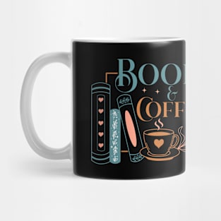 Books & Coffee Mug